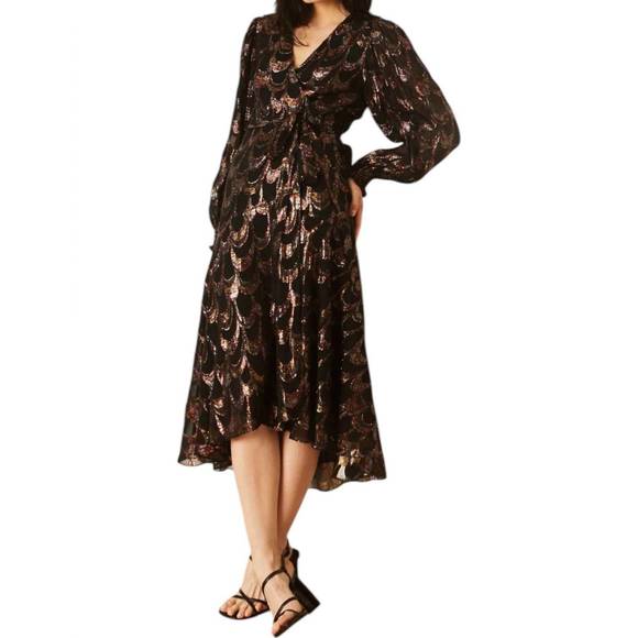 NEW CABALLERO mirabella dress in sparkle scallop